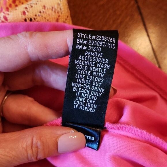 Amy Wear Sleeveless Knee Length Party Dress, Girls 14, Pink & Yellow Floral - Picture 10 of 10